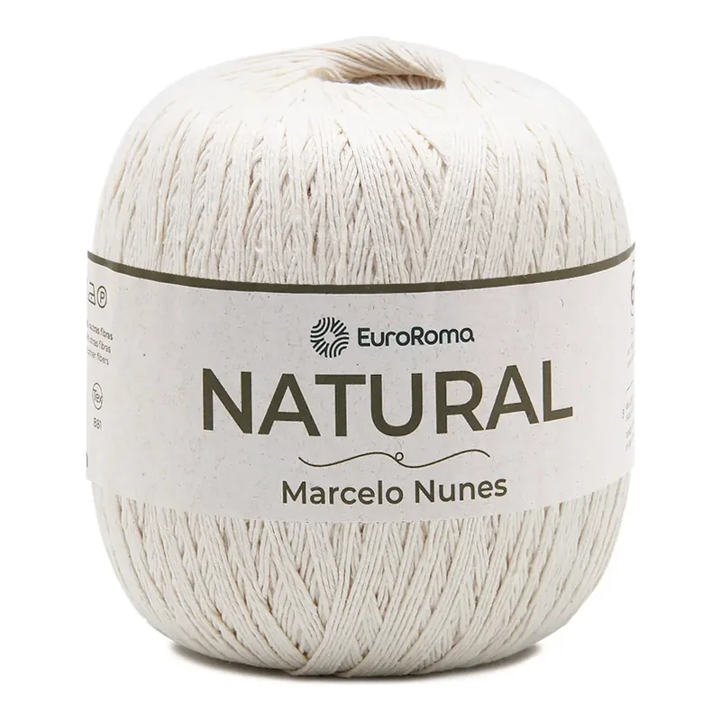 Barbante Natural Marcelo Nunes – EuroRoma – Nº 4 – 700 g