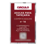Kit 10 Agulhas de Tapeceiro – Círculo – Nº 16