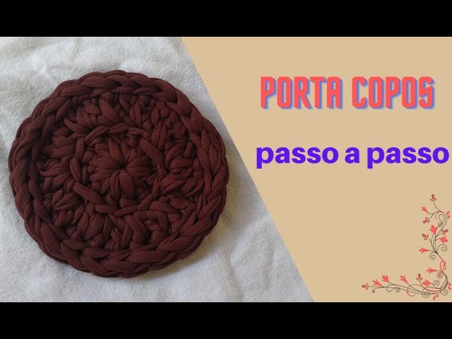 Porta Copos de Fio de Malha Econômico – Passo a Passo